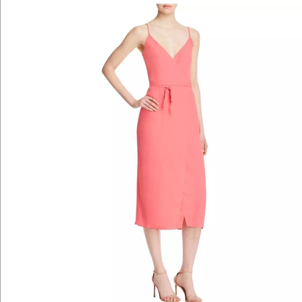 Pink Wrap Dress